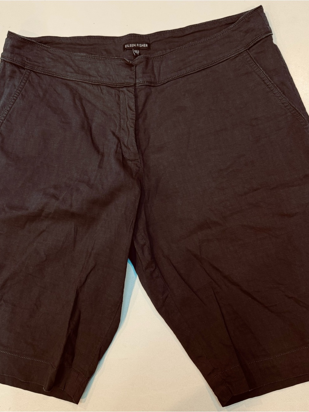 Eileen Fisher Black Women's Bermuda Shorts